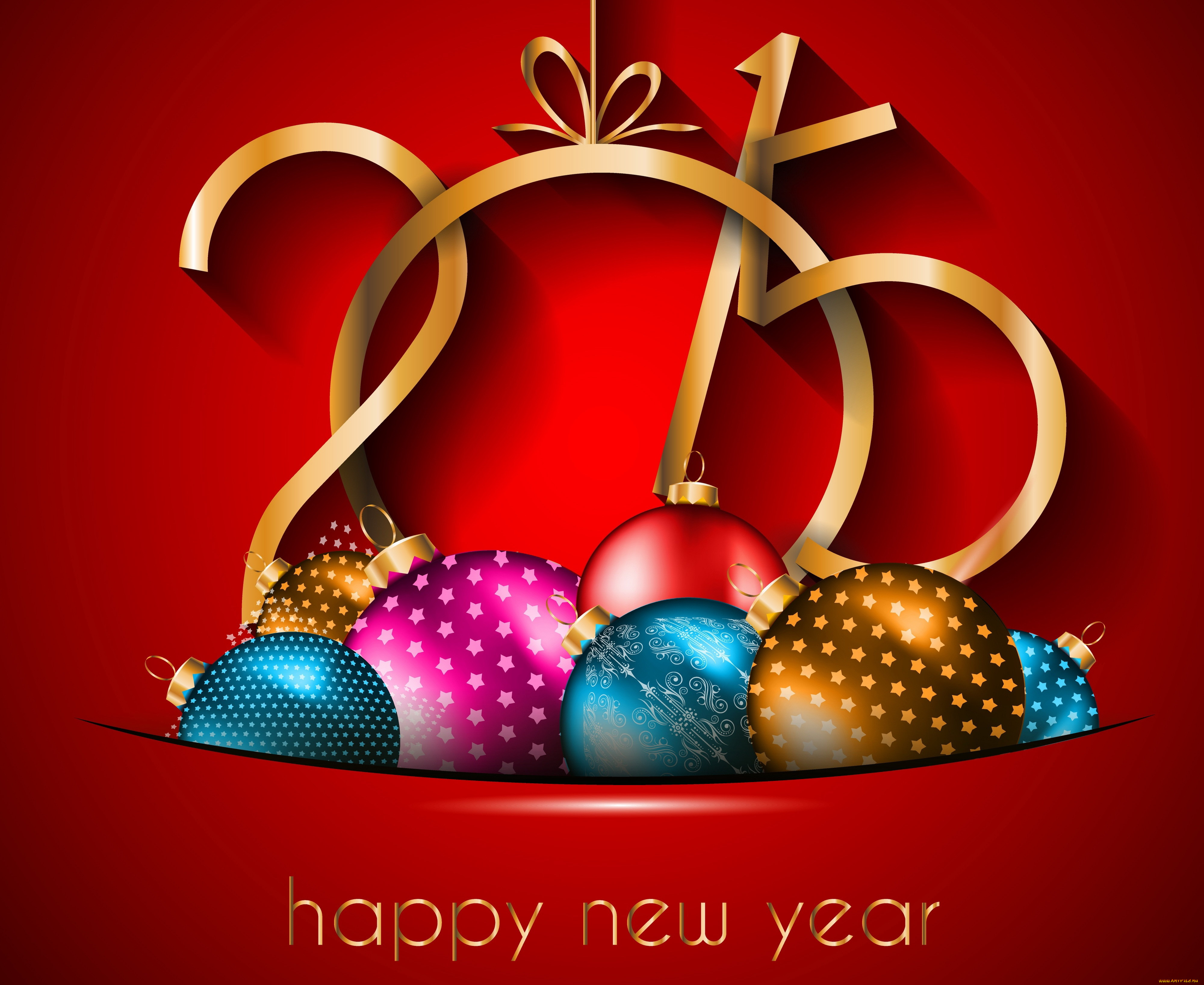 ,   ,  , 2015, happy, new, year, balls, , 